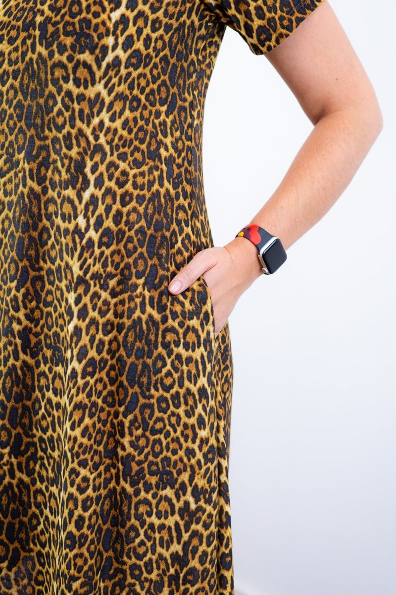 Vestido Sara - Malha Confort Midi com Manga