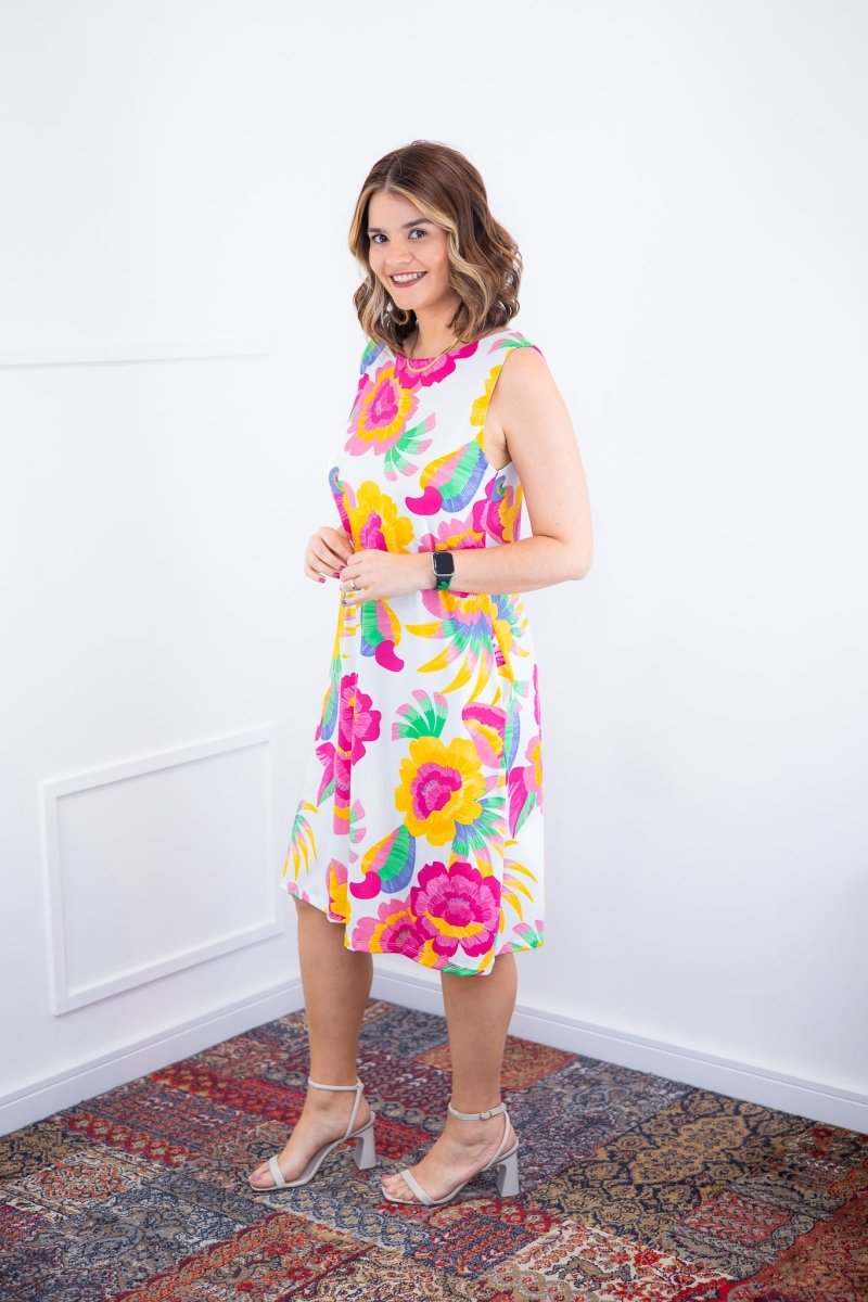 Vestido Sofia - Malha Confort Deluxe Regata Midi