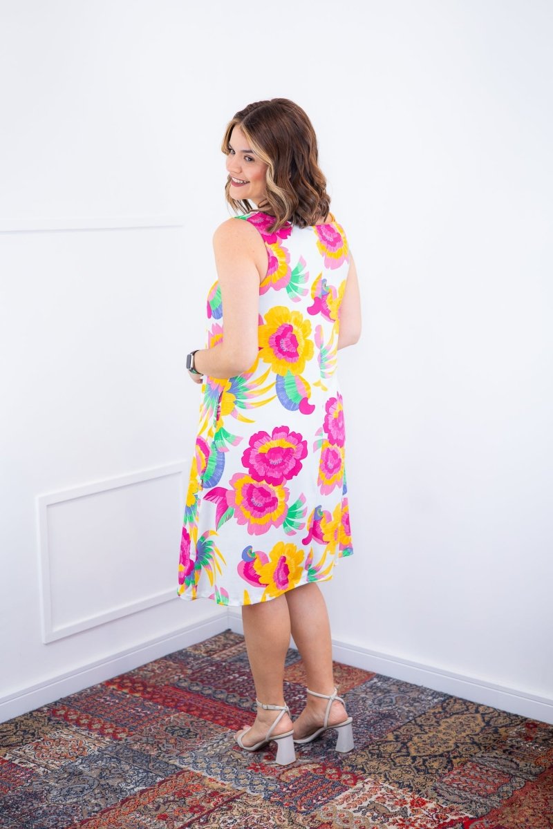 Vestido Sofia - Malha Confort Deluxe Regata Midi