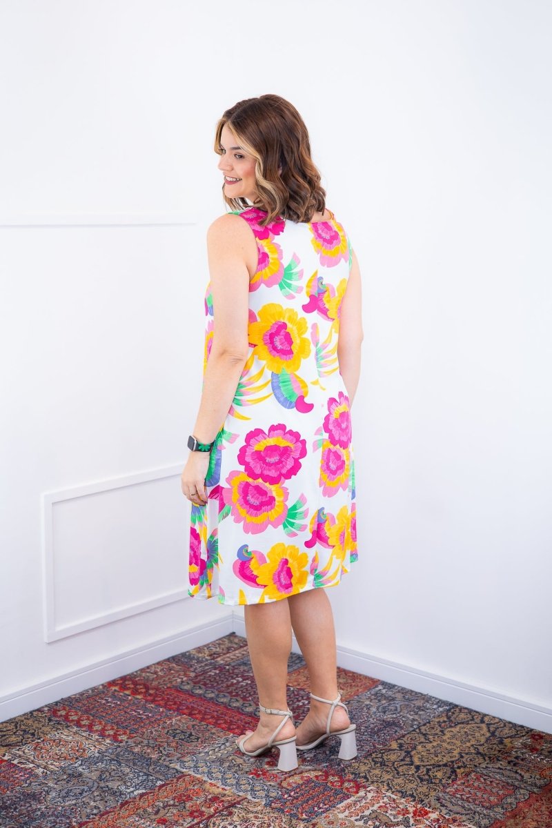 Vestido Sofia - Malha Confort Deluxe Regata Midi