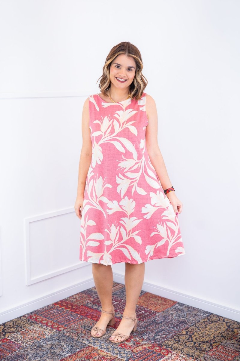 Vestido Sofia - Malha Confort Deluxe Regata Midi