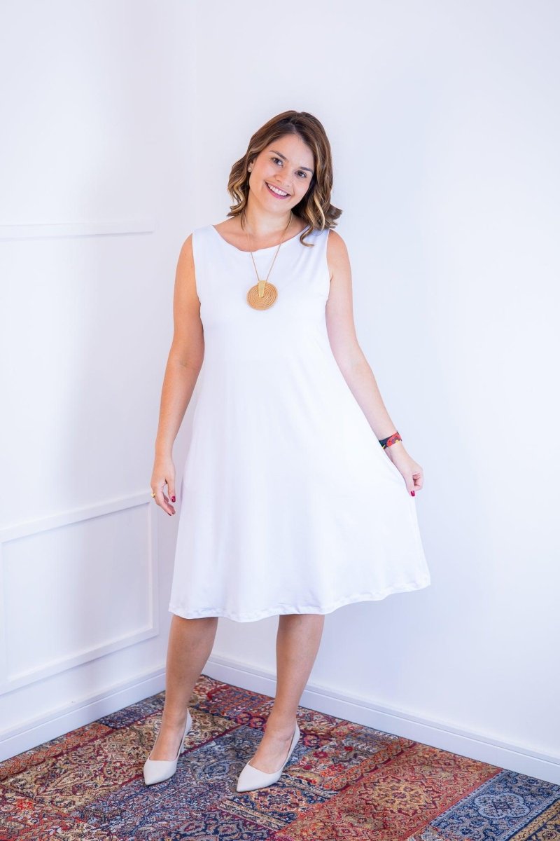 Vestido Sofia - Malha Confort Regata Midi