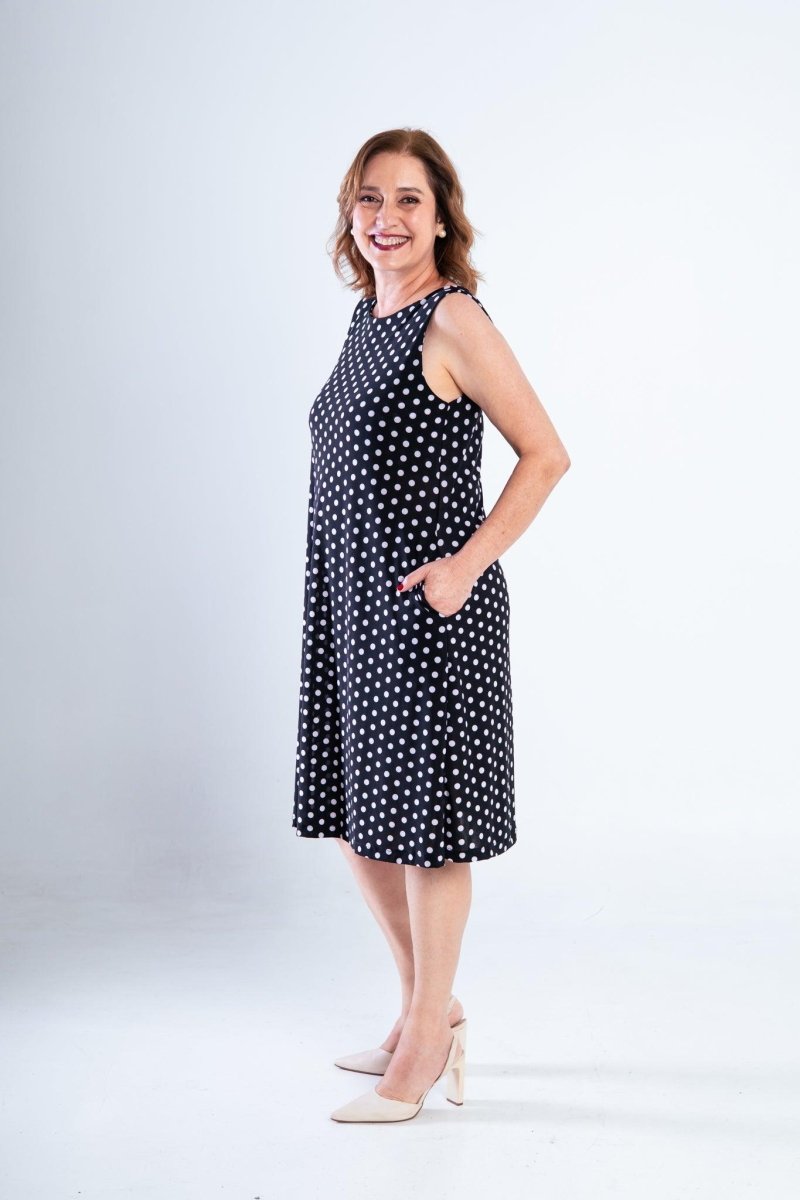 Vestido Sofia - Malha Confort Regata Midi