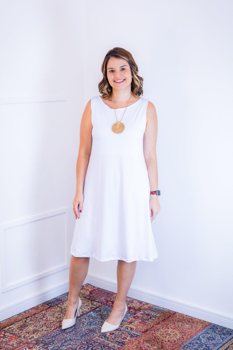 Vestido Sofia - Malha Confort Regata Midi