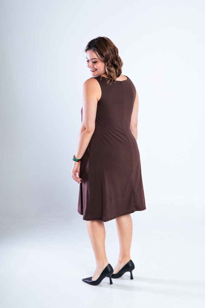 Vestido Sofia - Malha Confort Regata Midi