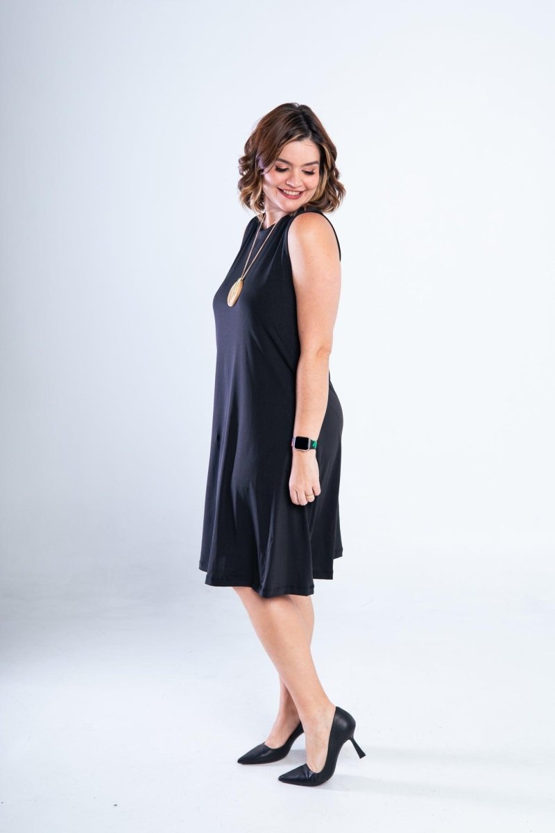 Vestido Sofia - Malha Confort Regata Midi