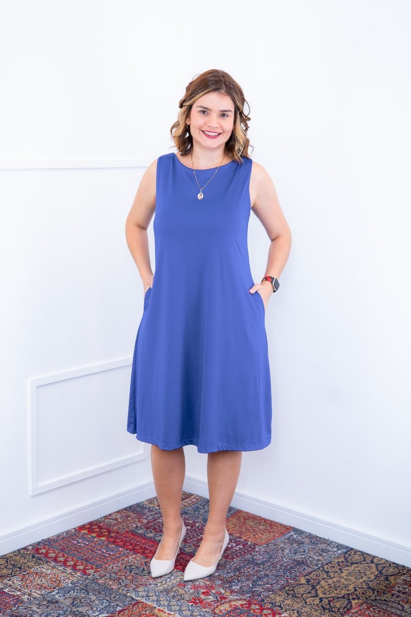Vestido Sofia - Malha Confort Regata Midi