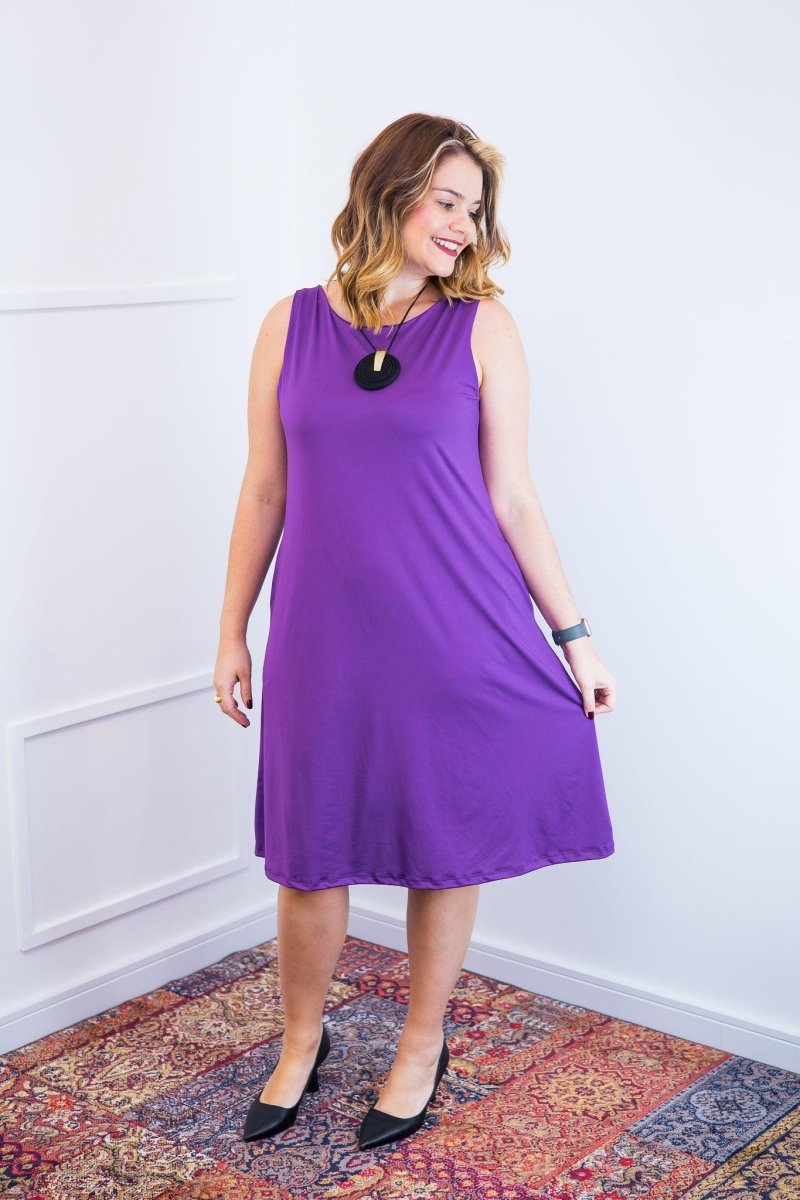 Vestido Sofia - Malha Confort Regata Midi