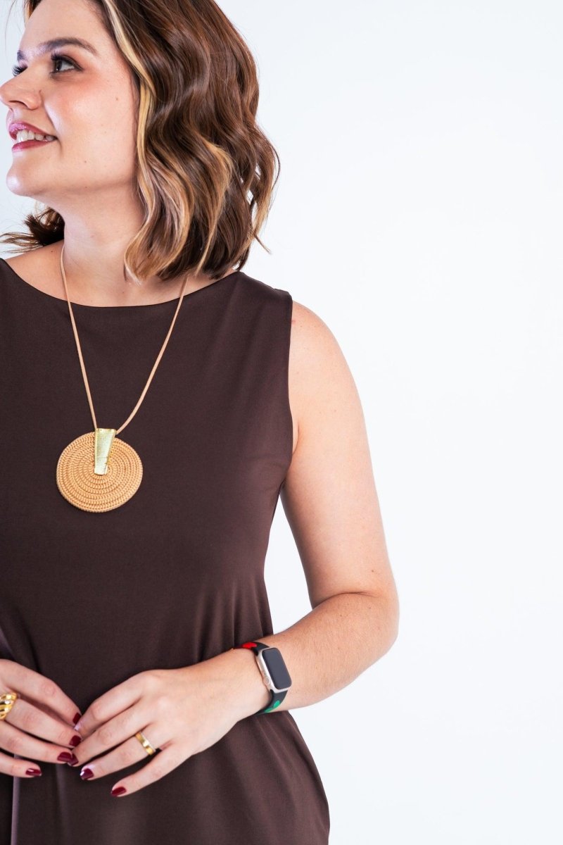 Vestido Sofia - Malha Confort Regata Midi