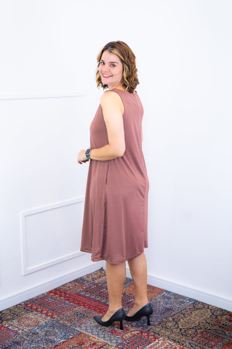Vestido Sofia - Malha Confort Regata Midi
