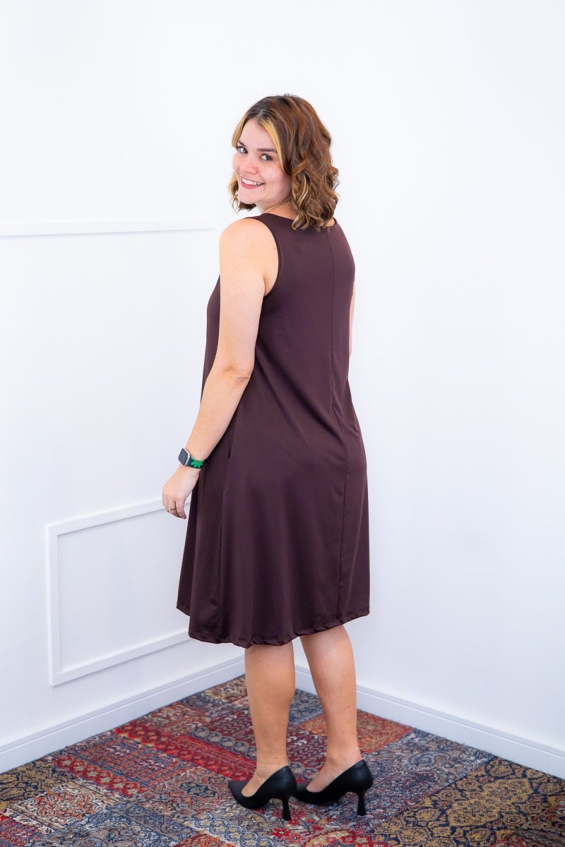 Vestido Sofia - Malha Confort Regata Midi