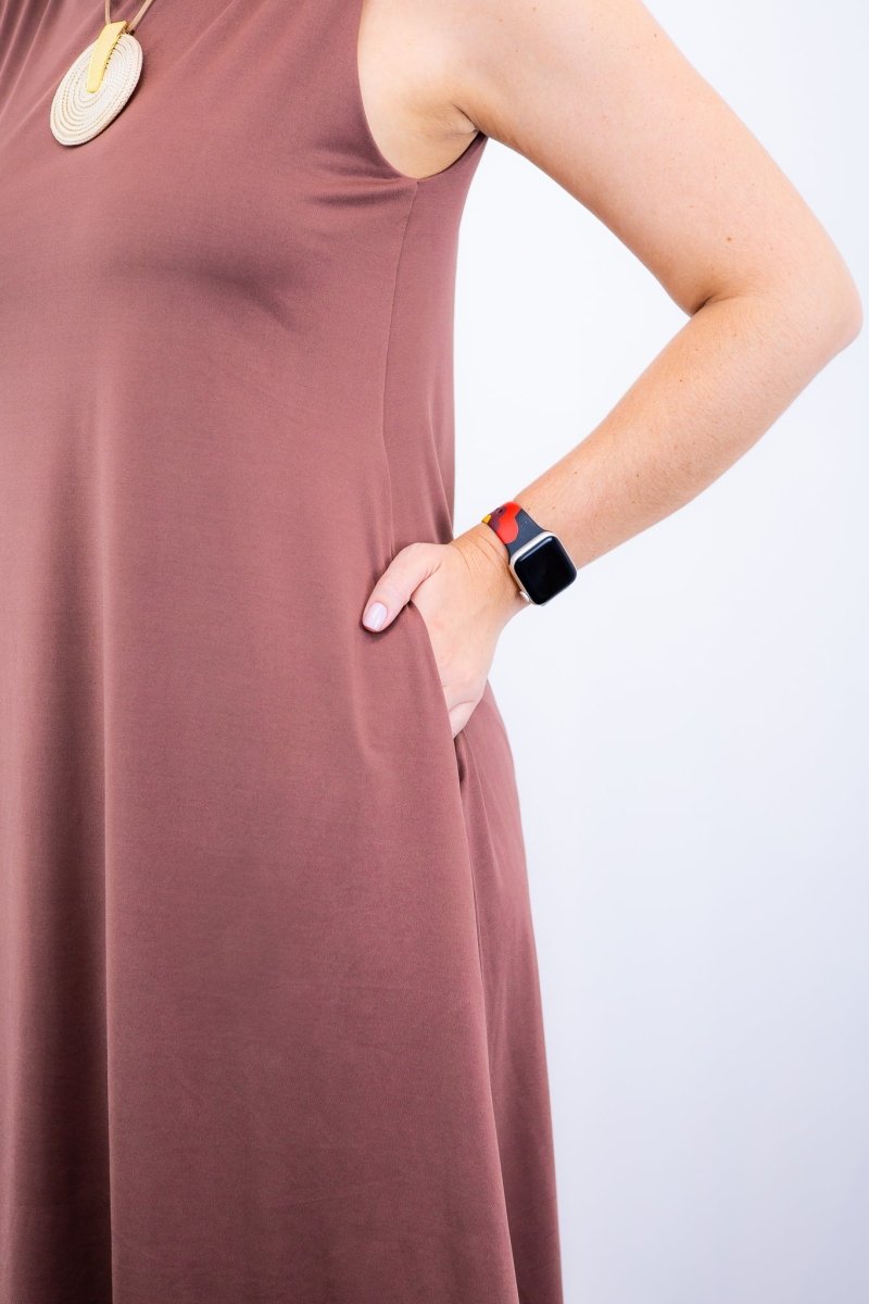 Vestido Sofia - Malha Confort Regata Midi