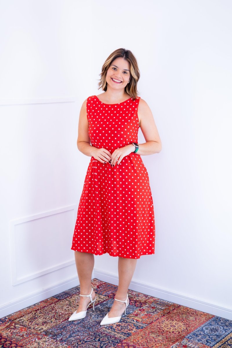 Vestido Sofia - Malha Confort Regata Midi