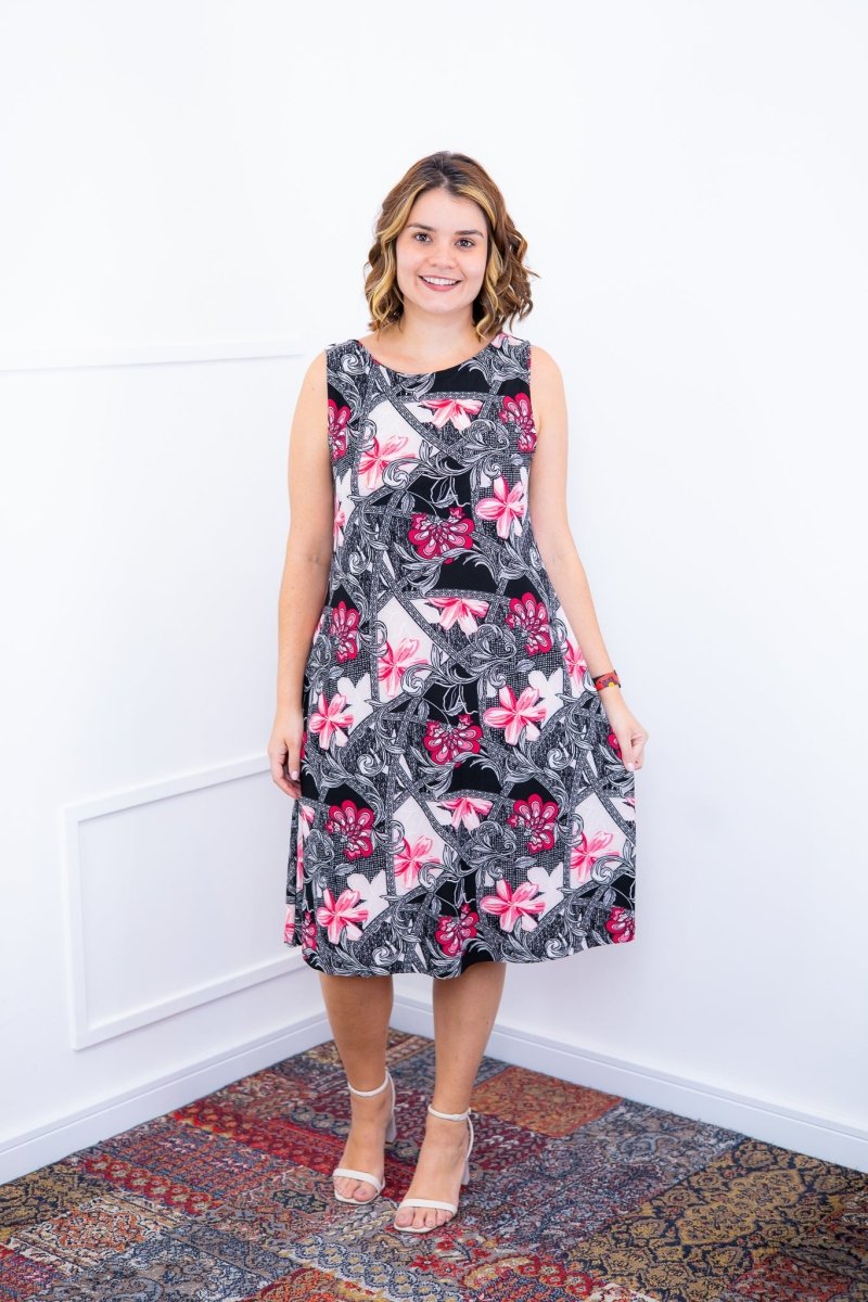 Vestido Sofia - Malha Confort Regata Midi