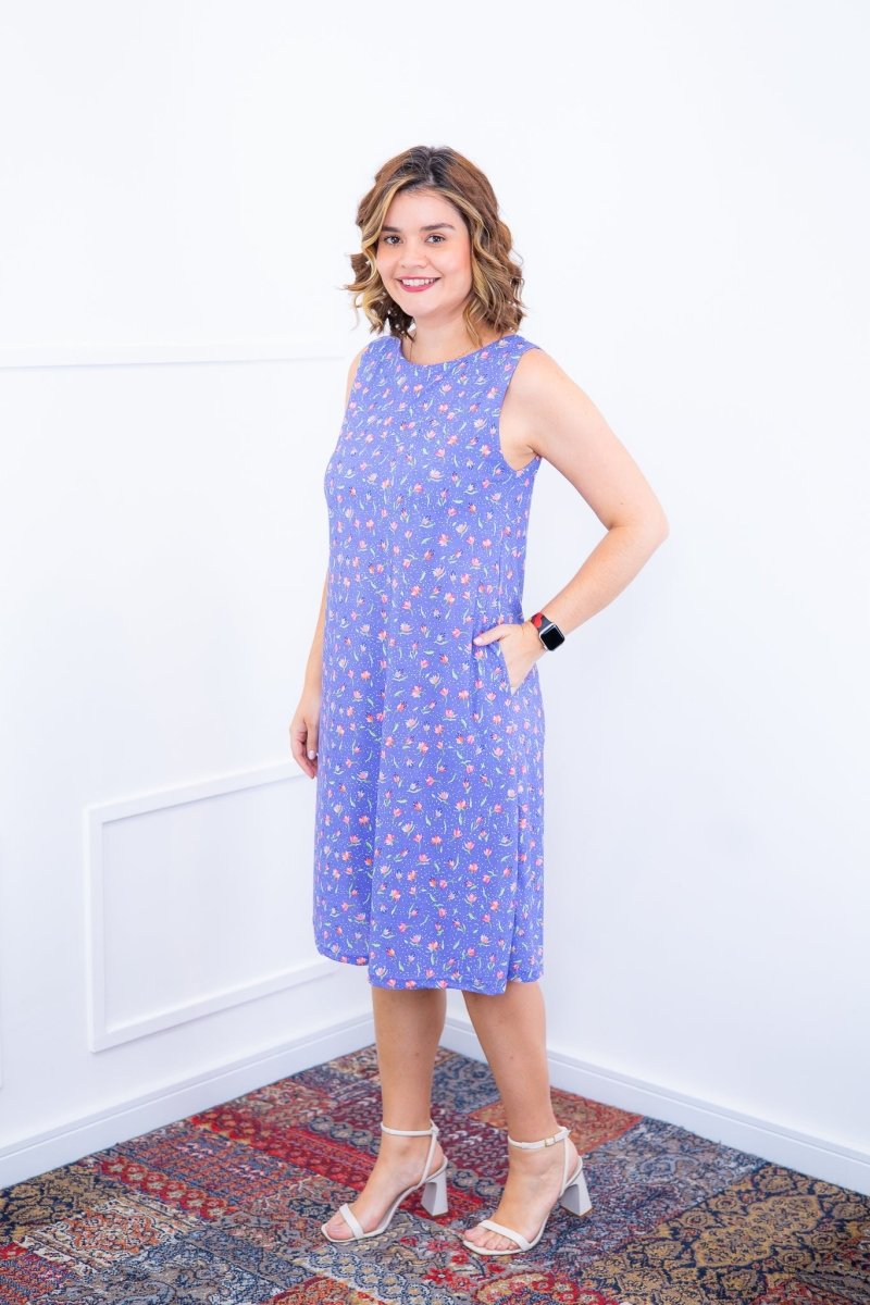 Vestido Sofia - Malha Confort Regata Midi