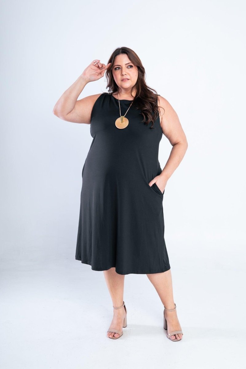 Vestido Sofia - Malha Confort Regata Midi