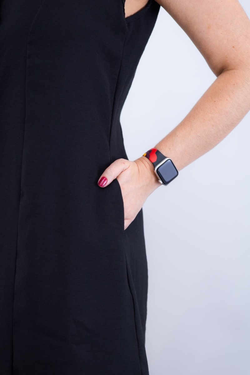 Vestido Vanessa – Midi Regata Ajustável em Viscose Marrant