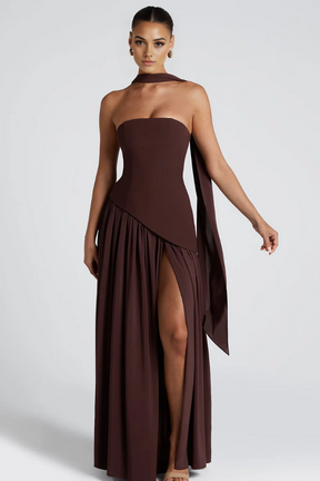 Vestido Bunny Marrom - OUTLET