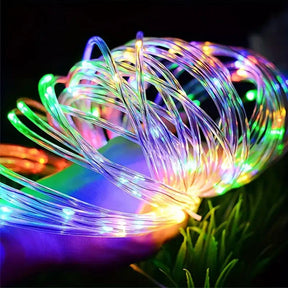 Pisca Pisca de Energia Solar Natalino Tubos de Led - Promoção Especial - 20 Metros