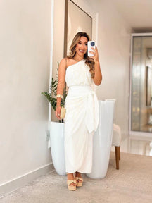 Conjunto Envelope - Linho com Macramé