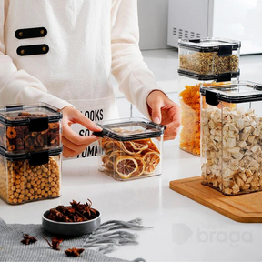 EcoLock® - Kit Potes Herméticos de Vidro + (Brindes Exclusivos)