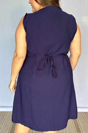Vestido Vanessa – Midi Regata Ajustável em Viscose Marrant