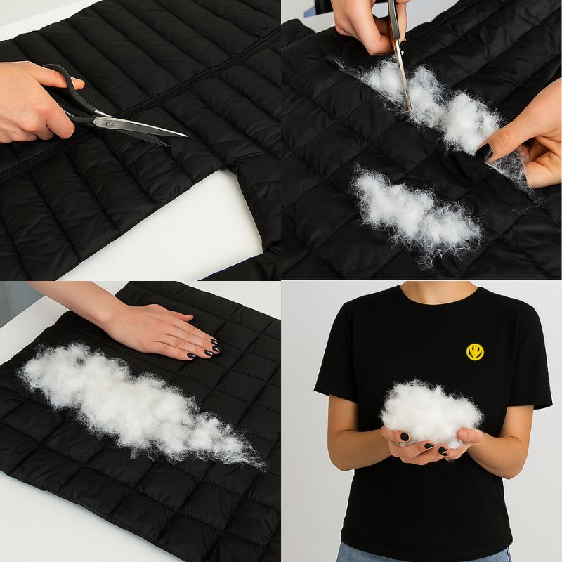 Jaqueta Puffer Feminina Alongada com Capuz e Pluma de Ganso Premium – Pafett