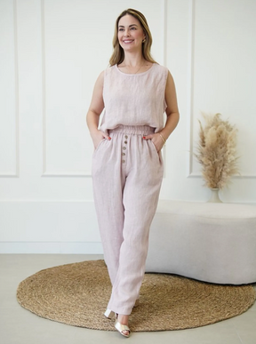 Conjunto Elenice Linho Italiano