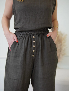 Conjunto Elenice Linho Italiano