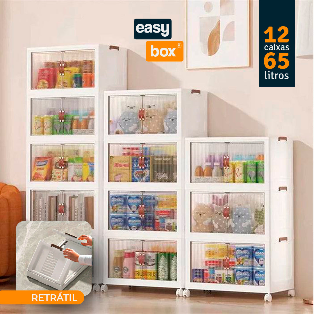 Easybox™ - Kit com 12 Caixas Organizadoras [ÚLTIMAS UNIDADES]