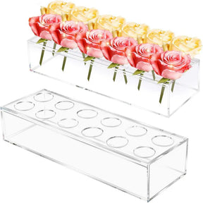 Floral Box™ - Vaso de Flor Acrílico Decorativo [PAGUE 1 E LEVE 4]