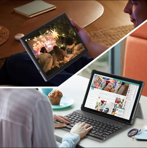 🔷 Tablet 10.1” Full HD IPS | 128GB + 6GB RAM | Android 13 | Dual Chip | 6000mAh 🔥 + BRINDE: Capinha e Teclado