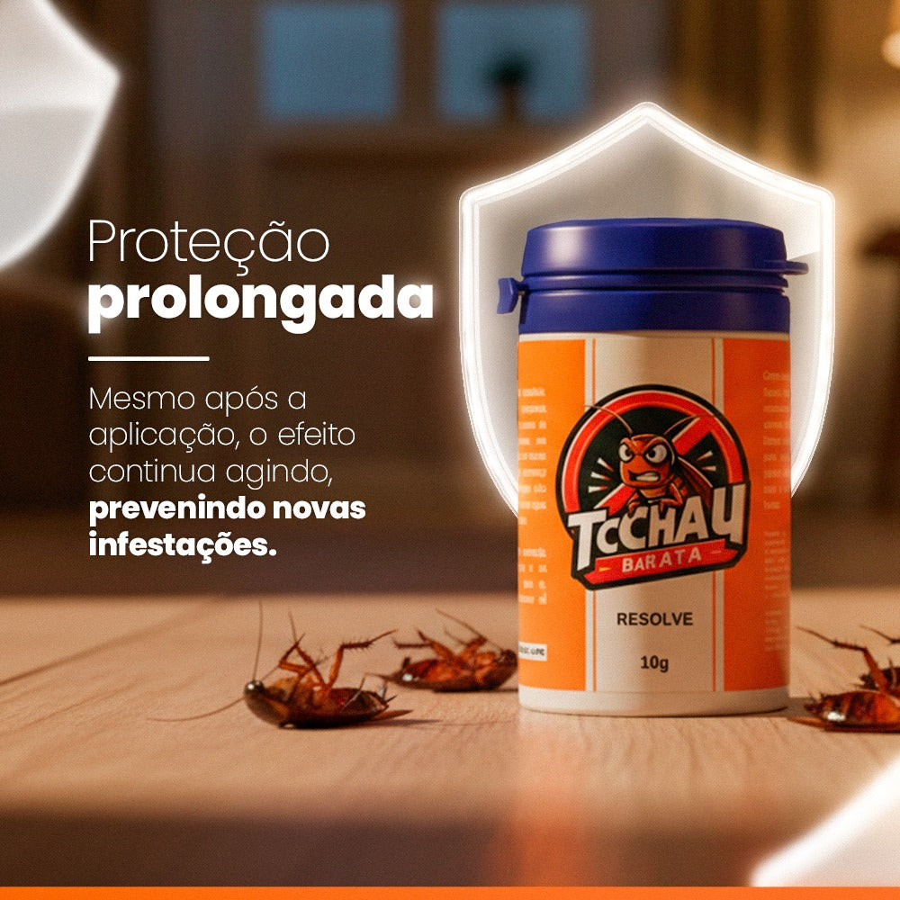 Tchchau Barata™ – Veneno Para Barata com Ação Imediata e Proteção 24h