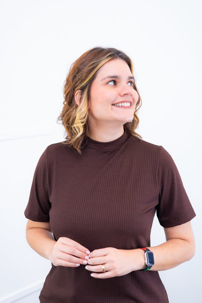 Conjunto Elizabeth - Calça Pantalona em Malha Canelada