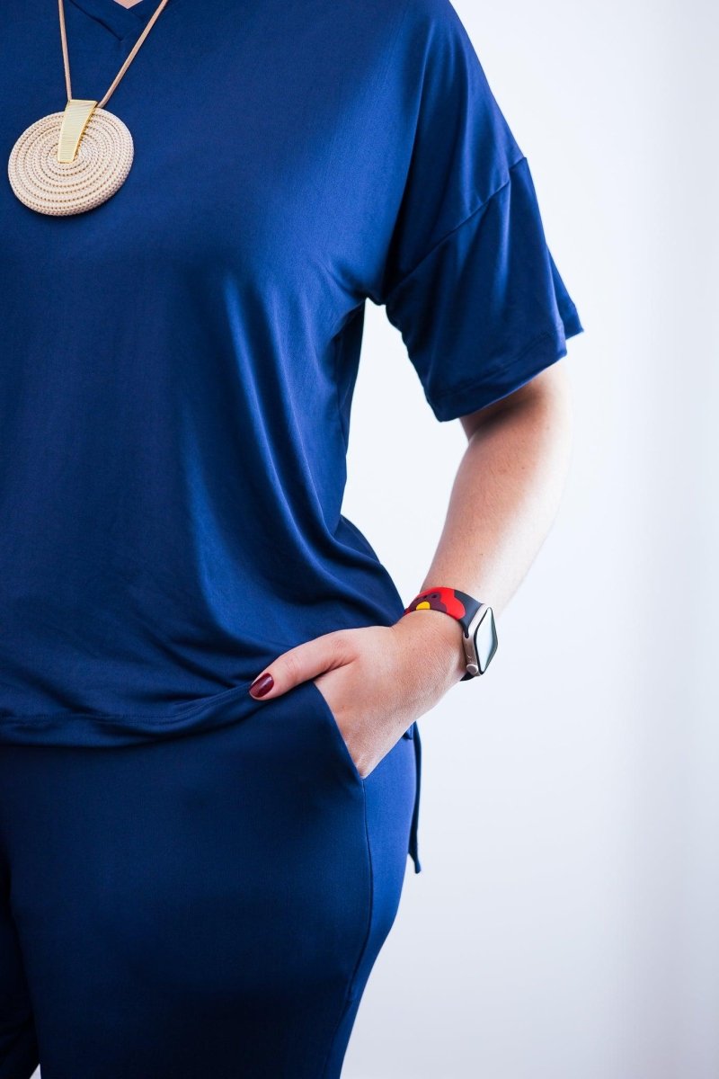 Conjunto Flórida - Malha Confort Calça e Blusa de Gola V