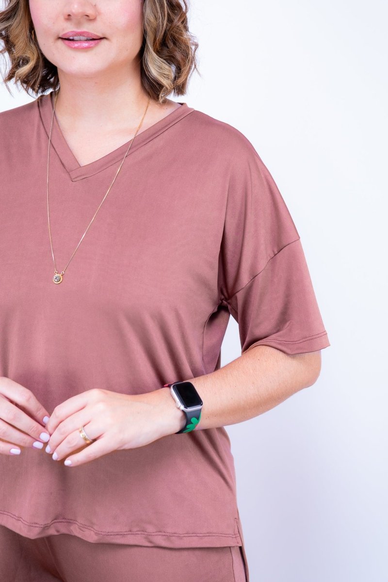 Conjunto Flórida - Malha Confort Calça e Blusa de Gola V