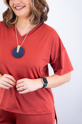 Conjunto Flórida - Malha Confort Calça e Blusa de Gola V