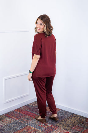 Conjunto Flórida - Malha Confort Calça e Blusa de Gola V