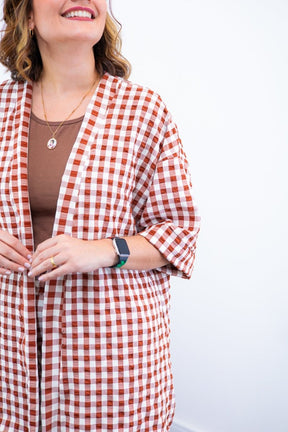 Conjunto Kimono Dora - Oversized Estampado e Bermuda em Crepe