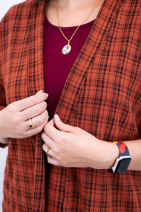 Conjunto Kimono Dora - Oversized Estampado e Bermuda em Crepe