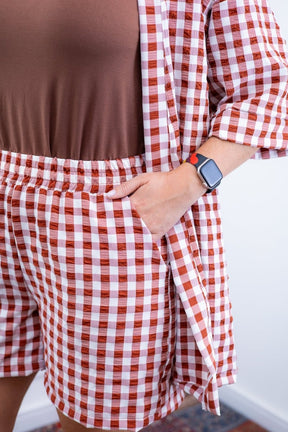 Conjunto Kimono Dora - Oversized Estampado e Bermuda em Crepe