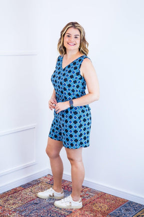 Conjunto Olivia - Bermudinha e Blusa Regata em Malha Confort