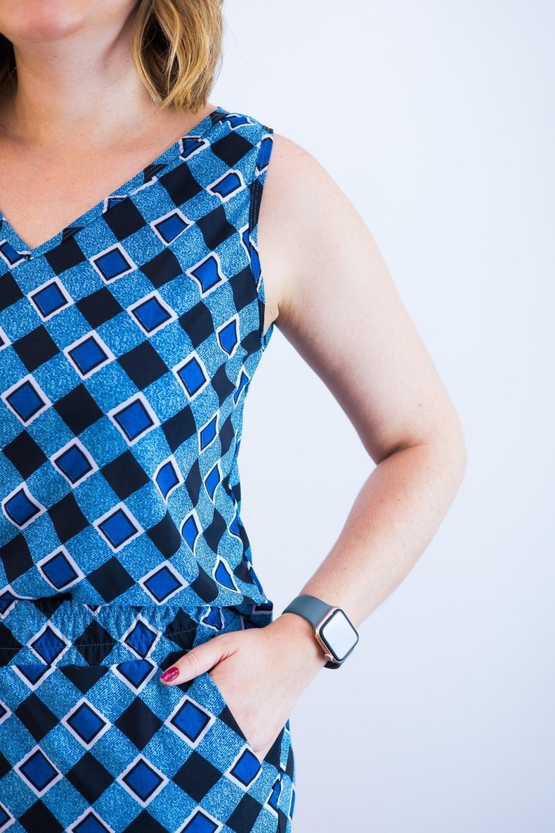 Conjunto Olivia - Bermudinha e Blusa Regata em Malha Confort