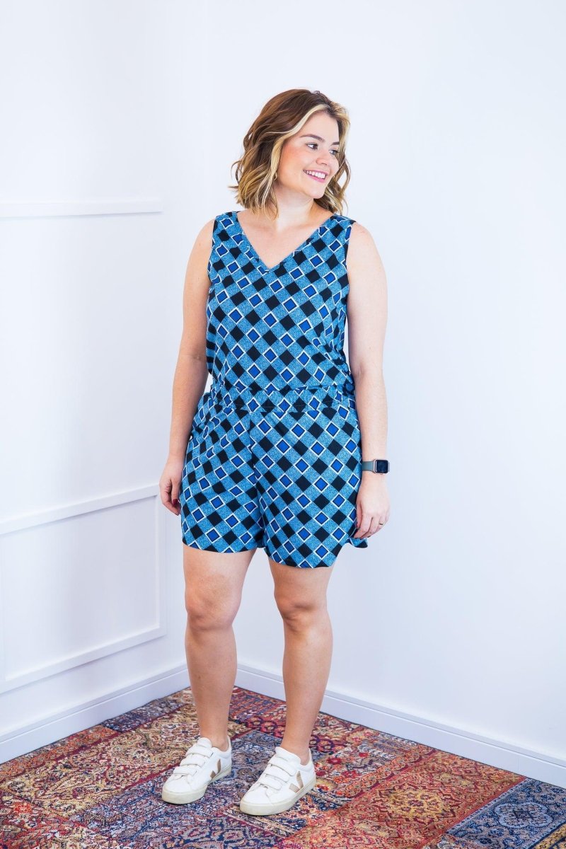 Conjunto Olivia - Bermudinha e Blusa Regata em Malha Confort