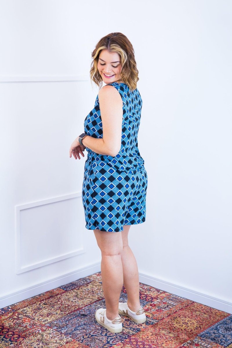 Conjunto Olivia - Bermudinha e Blusa Regata em Malha Confort