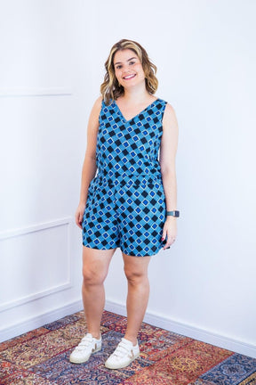 Conjunto Olivia - Bermudinha e Blusa Regata em Malha Confort