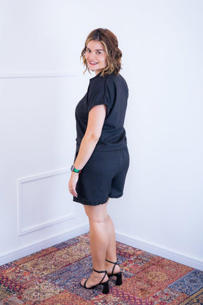 Conjunto Salvador - Bermuda e Blusa em Linho Light