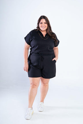 Conjunto Salvador - Bermuda e Blusa em Linho Light