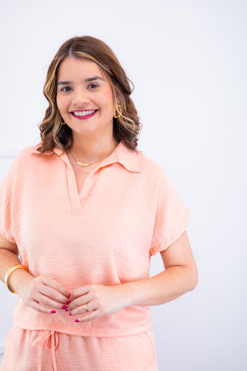 Conjunto Salvador - Bermuda e Blusa em Linho Light