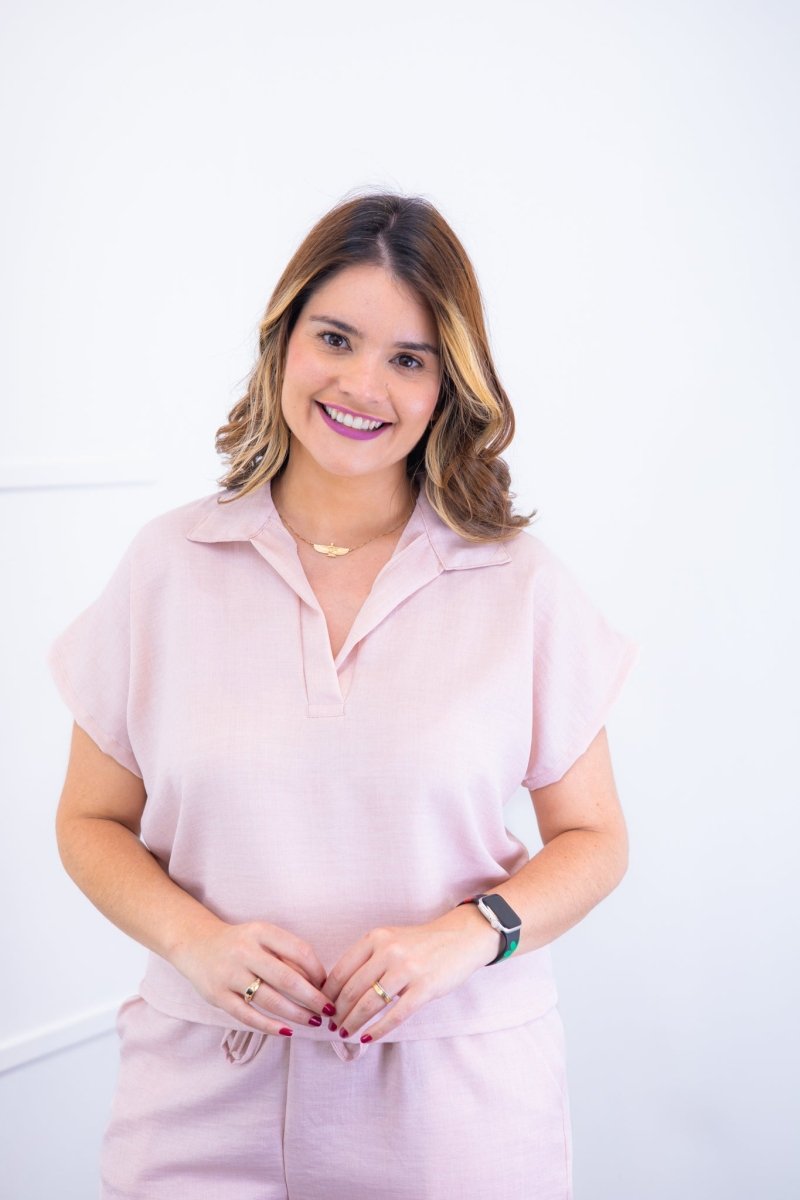 Conjunto Salvador - Bermuda e Blusa em Linho Light